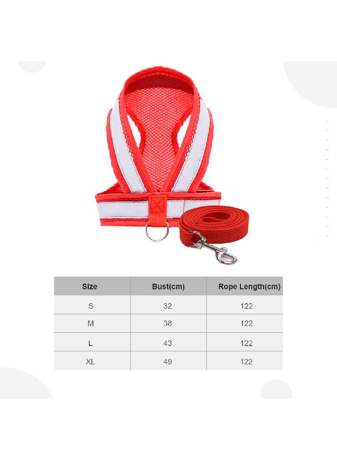 Harness And Leash Set Red 15x1x15cm - Image 3