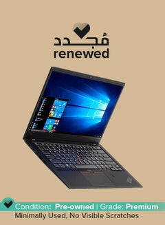 Renewed - Thinkpad X1 Carbon (2018) Laptop With 14-Inch Display,Intel Core i5 Processor/8th Gen/16GB RAM/128GB SSD/Intel HD Graphics Black Black