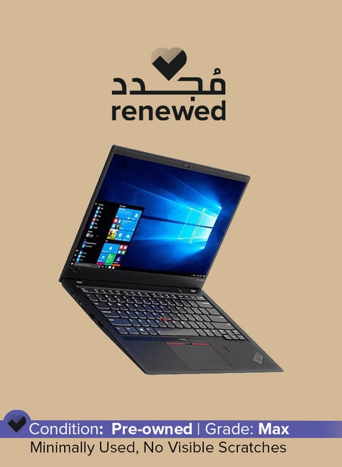 Renewed - Thinkpad X1 Carbon (2017) Laptop With 14-Inch Display,Intel Core i7 Processor/7th Gen/16GB RAM/128GB SSD/Intel HD Graphics Black