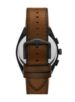 FOSSIL Men's Leather Chronograph Watch FS5798 - 42 mm - Brown  - Image 2
