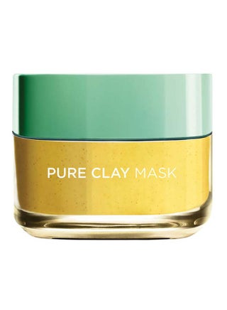 Pure Clay Face Mask With Yuzu Lemon Cleanses And Evens Skin Tones Yellow 50ml - v1625494185/N13137378A_1