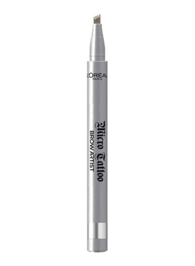 L'OREAL PARIS Micro Tattoo Eyebrow Definer Pencil 105 Brunette  - Image 1