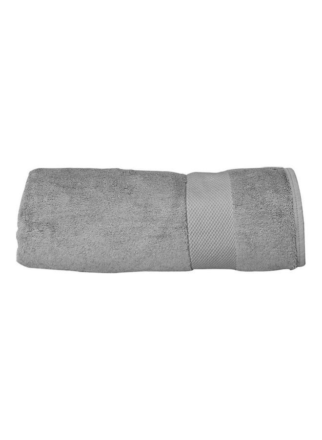 Feather Organic Bath Towel Grey 180x90cm  - Image 1