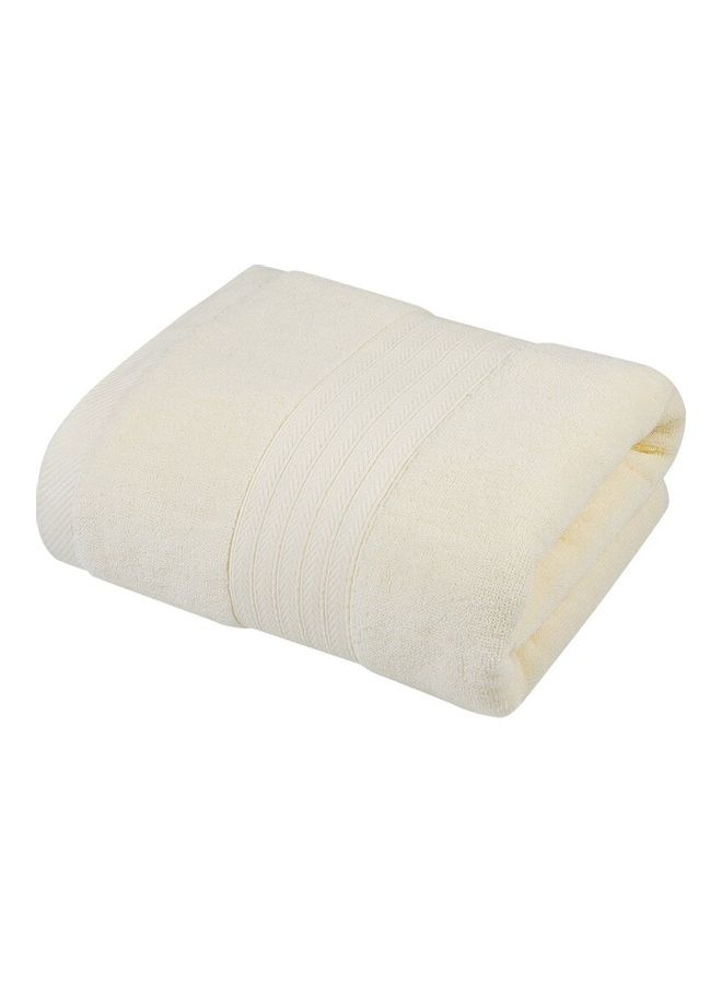Feather Organic Bath Towel Beige 180x90cm  - Image 2