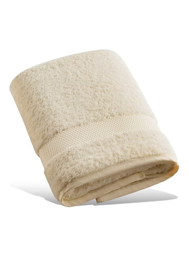 Feather Organic Bath Towel Beige 180x90cm  - Image 1