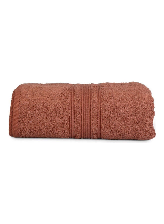 Feather Organic Bath Towel Brown 180x90cm  - Image 1