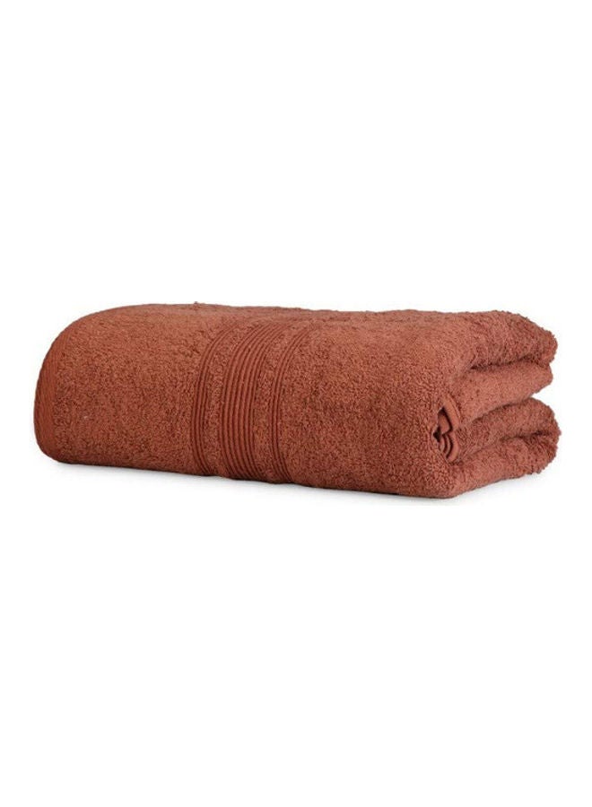 Feather Organic Bath Towel Brown 180x90cm  - Image 2