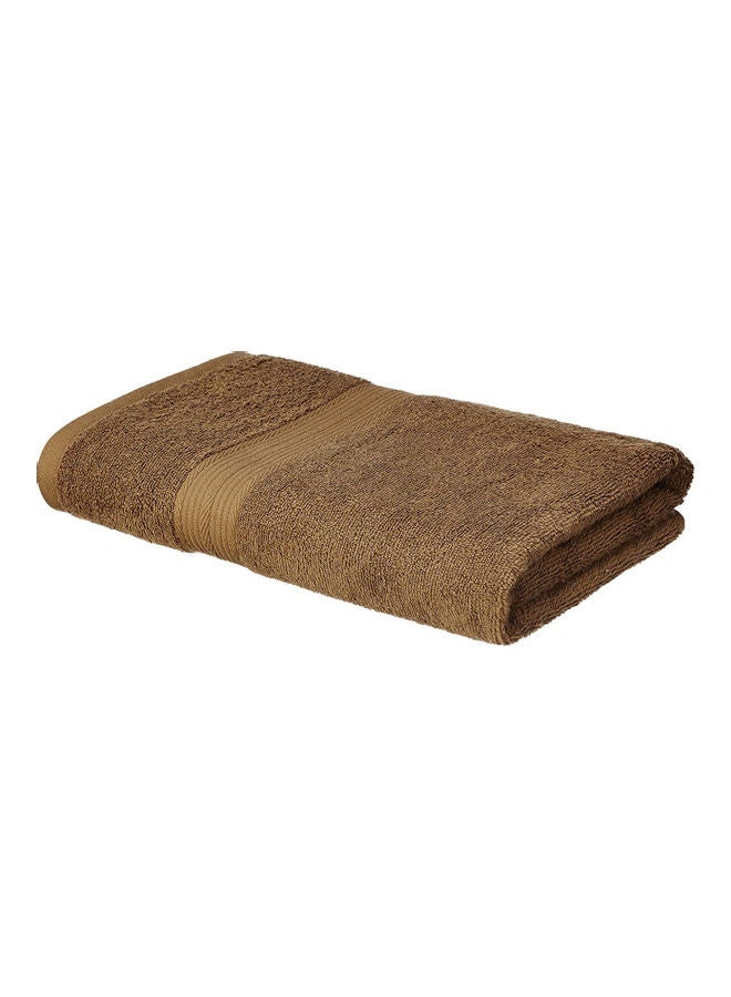 Feather Organic Bath Towel Brown 180x90cm  - Image 1