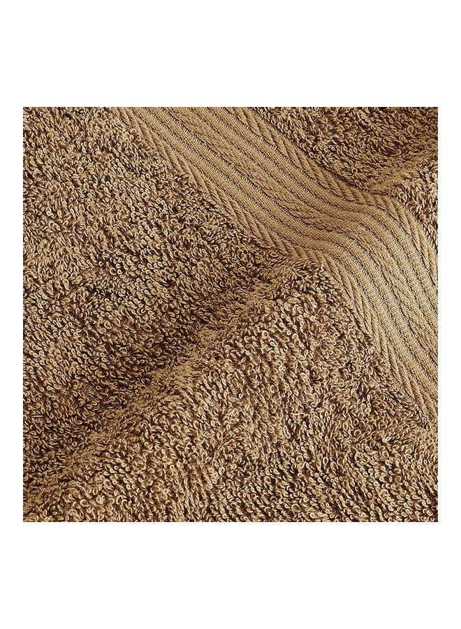 Feather Organic Bath Towel Brown 180x90cm  - Image 2