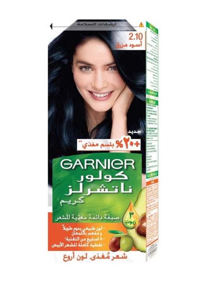 Garnier Color Naturals Permanent Hair Color 2.1 Blue Black  - Image 1