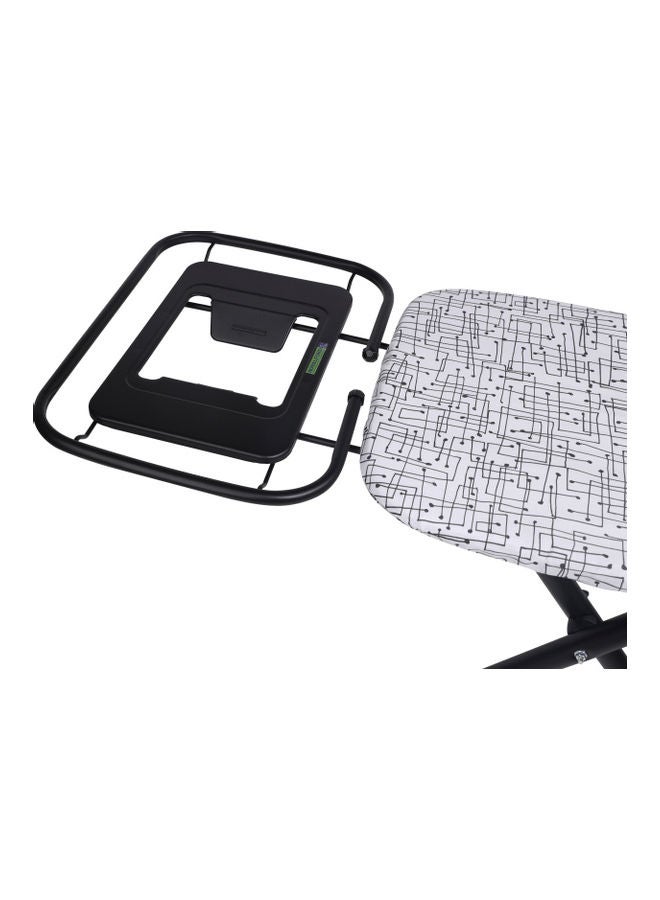 Spring Ironing Board Assorted Colour Grey/Black 110x32cm