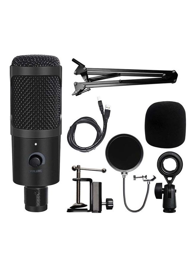 Arabest Studio Desktop Recording USB Condenser Microphone Kit Black  - Image 4