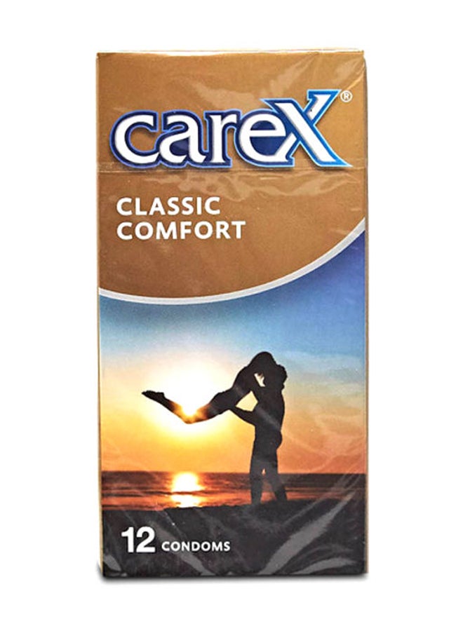 careX 12-Piece Classic Comfort Condom