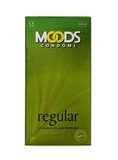 Moods 12-Piece Regular Condom 