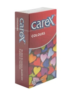 careX 12-Piece Colour Condom Set  - Image 1