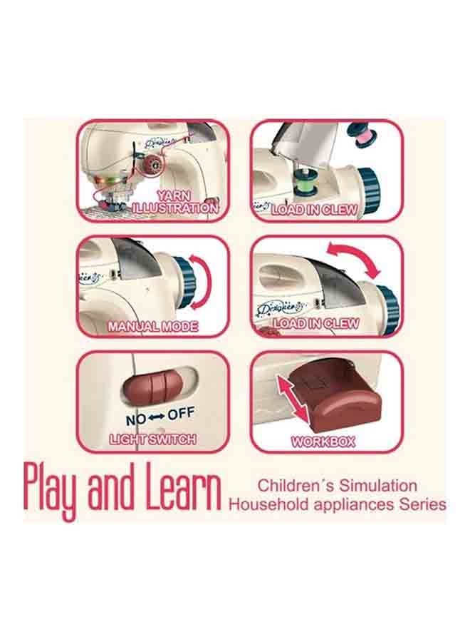 لعبة ماكينة خياطة إلكترونية منزلية - Image 4