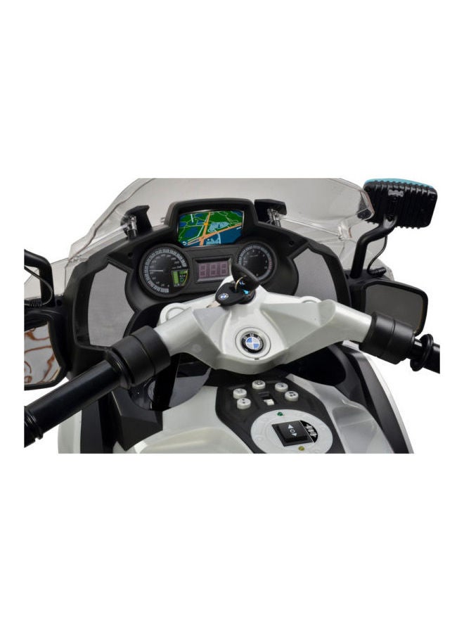 BMW Police Powered Riding Motorbike White - Image 4