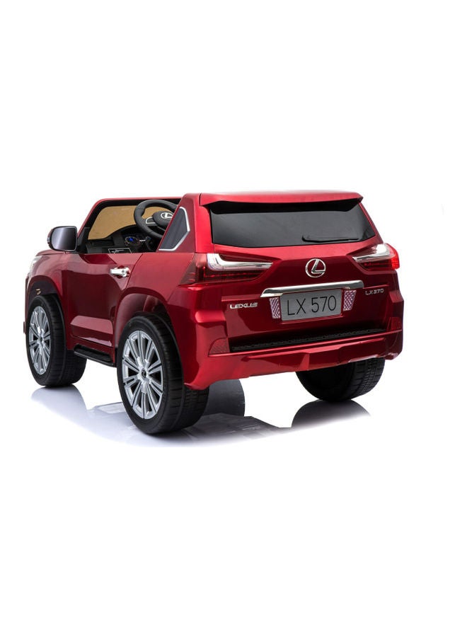 LEXUS Powered Riding SUV red - Image 3