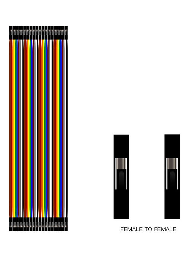 3-Piece Dupont Cable Line Jumper Wire For Arduino Multicolour 20cm - Image 3
