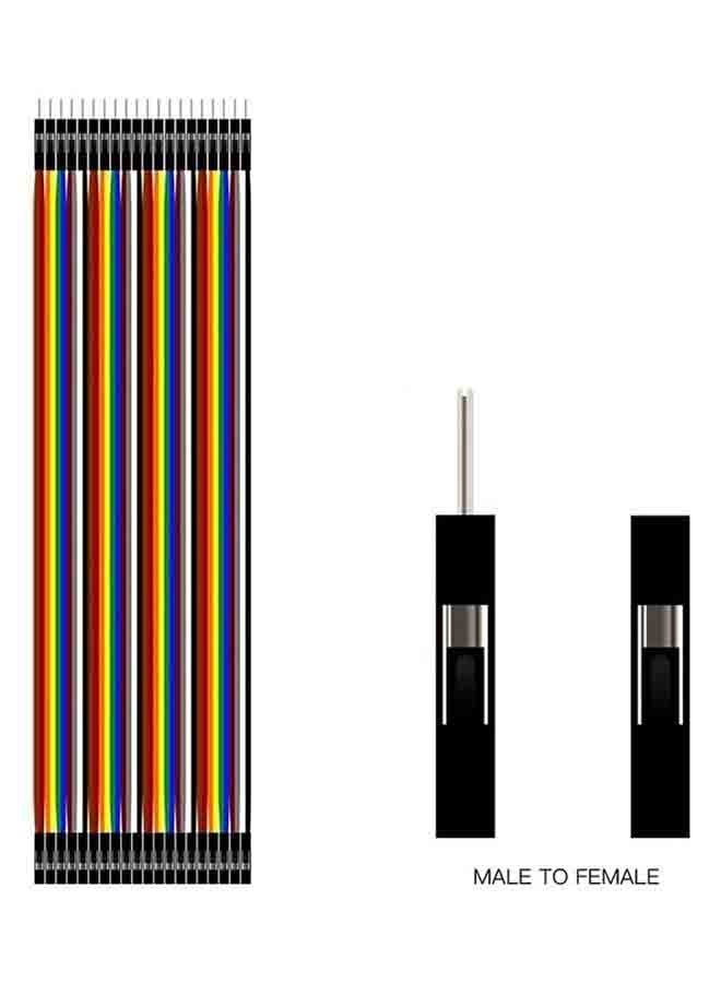 3-Piece Dupont Cable Line Jumper Wire For Arduino Multicolour 20cm - Image 4