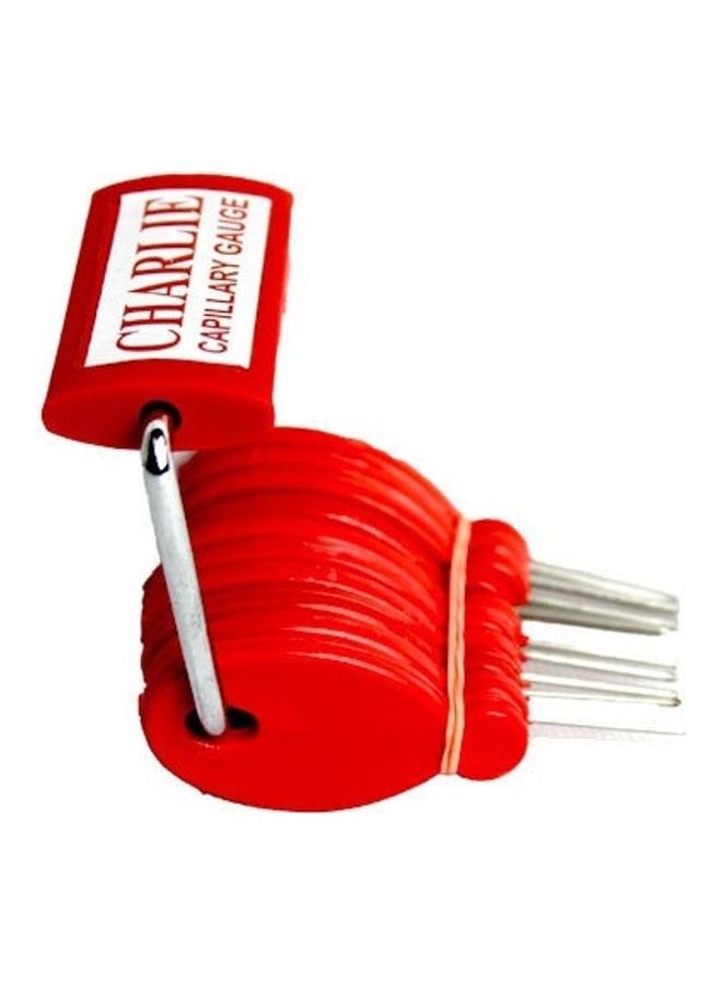general 10-Piece Charlie Capillary Gauge Red - Image 1