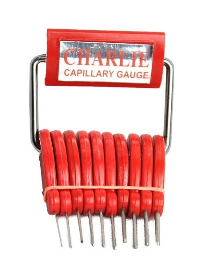 general 10-Piece Charlie Capillary Gauge Red - Image 2