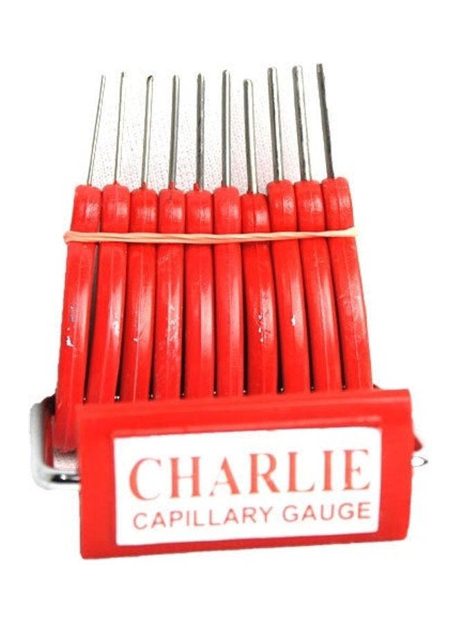 general 10-Piece Charlie Capillary Gauge Red - Image 3