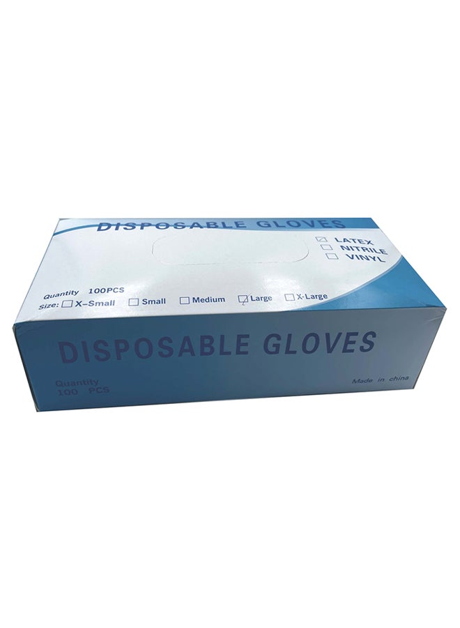 Generic 100 Piece Latex Disposable Gloves  - Image 1