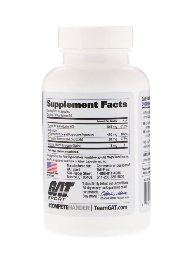 GAT SPORT Zmag-T 90 Veg Capsules - Image 2