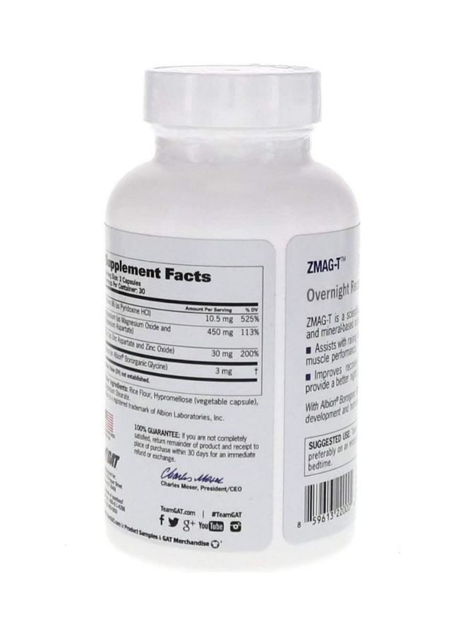 GAT SPORT Zmag-T 90 Veg Capsules - Image 3