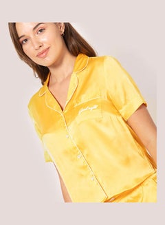 BlueAge Stay Cation Top And Bottom Set Yellow  - Image 5