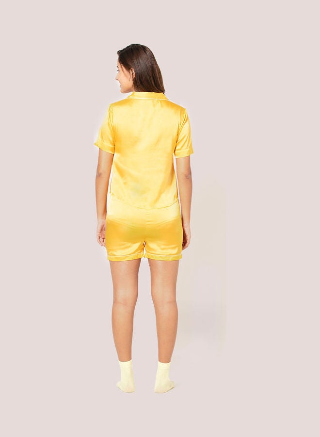 BlueAge Stay Cation Top And Bottom Set Yellow - Image 2
