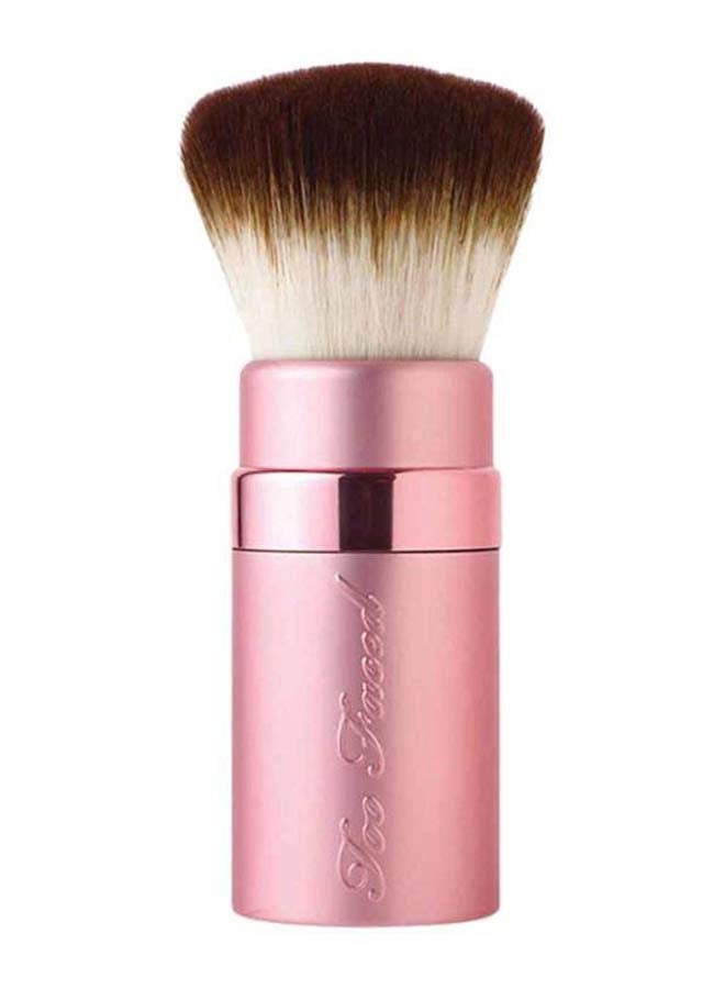 تو فيسد فرشاة كابوكي قابلة للسحب وردي/بني/أبيض - Image 1
