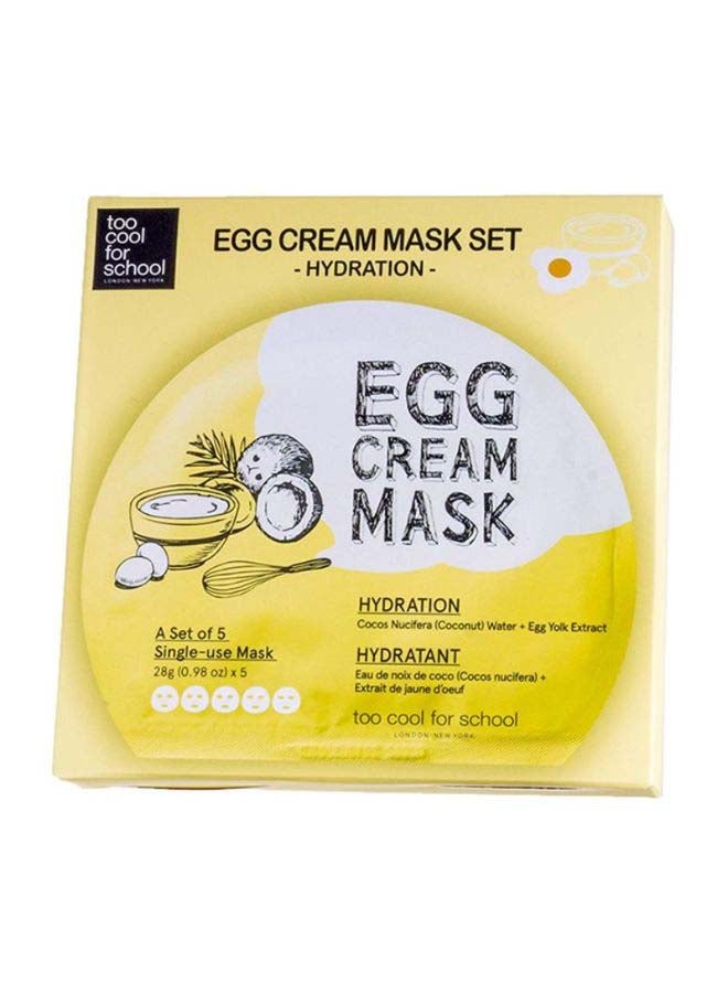 Egg Cream Mask Hydration Set, 28 g 28grams