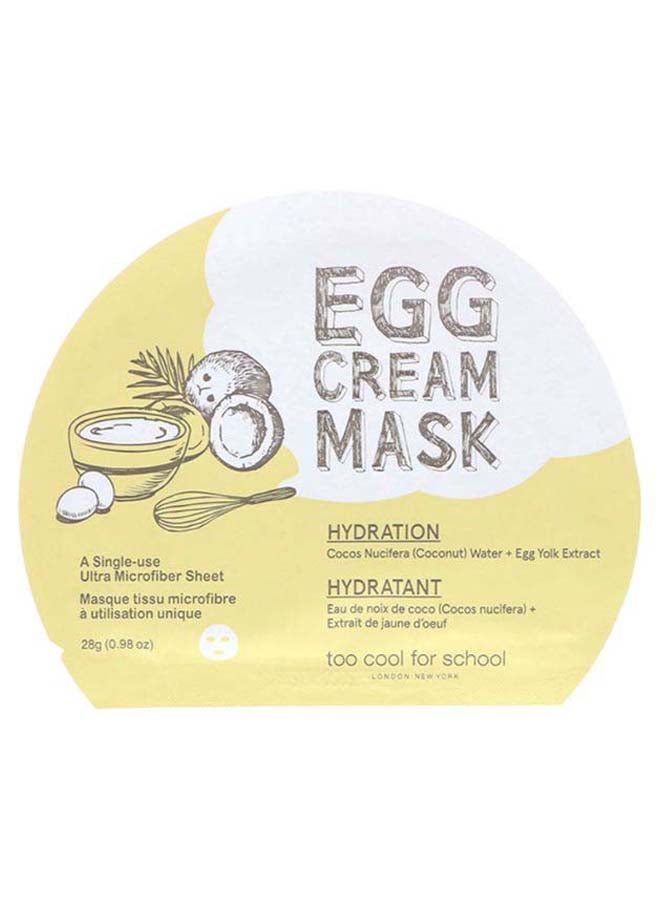 Too Cool For School Egg Cream Mask X2 - Image 1