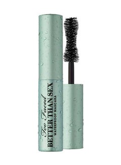 Too Faced Too Faced Better Than S**x Waterproof Mascara Black Mini 0.17 Oz Black  - Image 1
