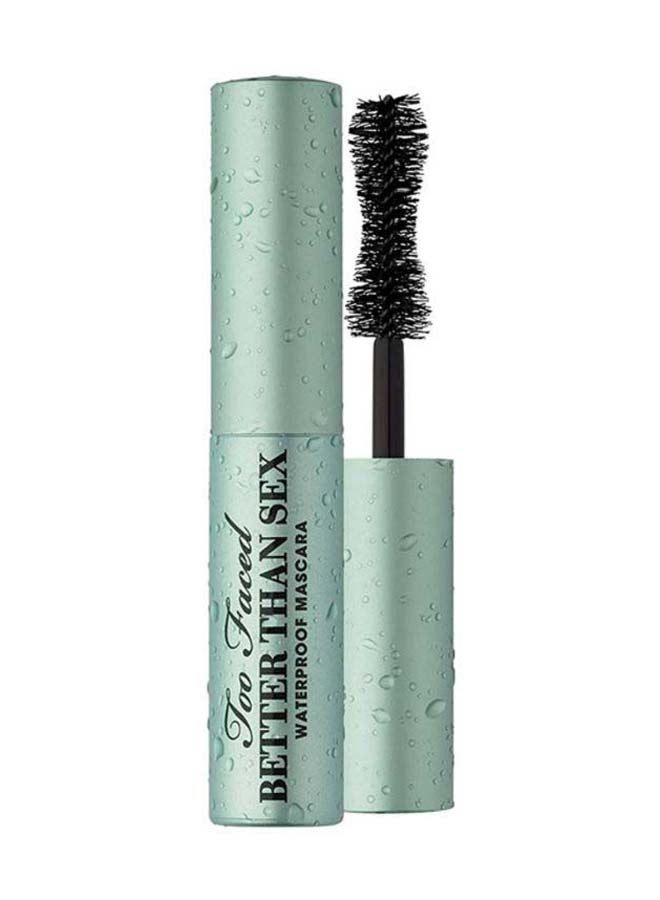 Too Faced Better Than S**x Waterproof Mascara Black Mini 0.17 Oz Black - Image 1