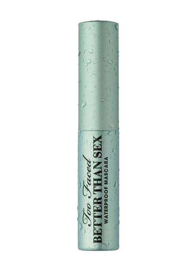 Too Faced Better Than S**x Waterproof Mascara Black Mini 0.17 Oz Black - Image 2