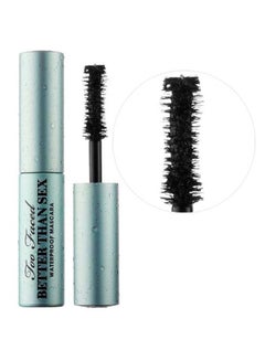 Too Faced Too Faced Better Than S**x Waterproof Mascara Black Mini 0.17 Oz Black  - Image 4