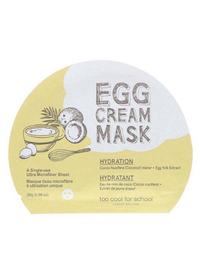 Egg Cream Hydration Mask