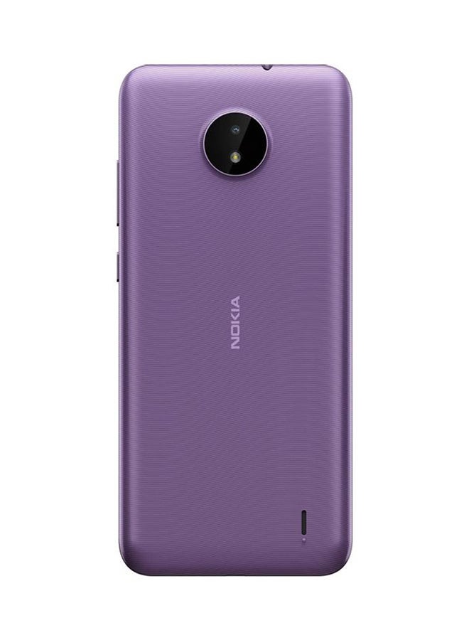 نوكيا هاتف C10 ثنائي الشريحة، بذاكرة رام سعة 1 جيجابايت، وذاكرة داخلية سعة 32 جيجابايت، ويدعم تقنية 3G بلون بنفسجي - إصدار الشرق الأوسط - Image 2