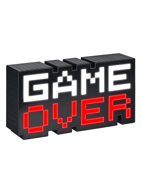 8-Bit Pixel Game Over Wireless Light
