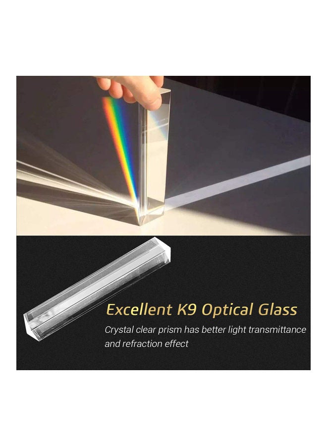 KKmoon Photography Props Equilateral Prism Clear  - Image 5