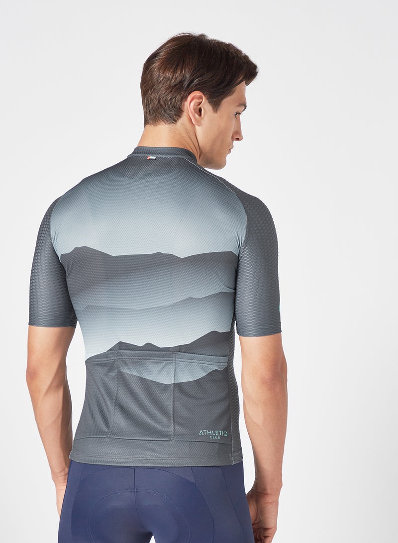 Athletiq - Club Passo Dello Stelvio - Cycling Jersey Men - Inspired To Achieve - Image 1