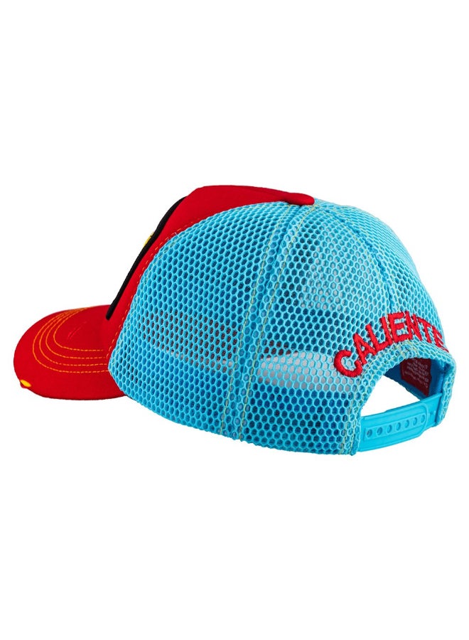 Caliente Casual Stylish Cap Red/Blue  - Image 3