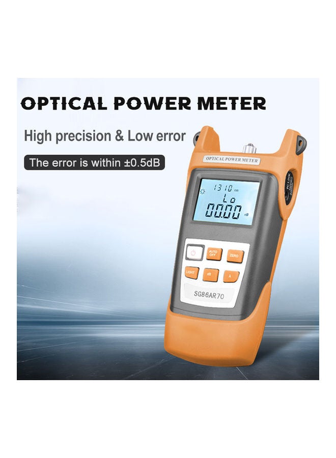 Portable LCD Optical Power Meter Orange/Grey  - Image 2