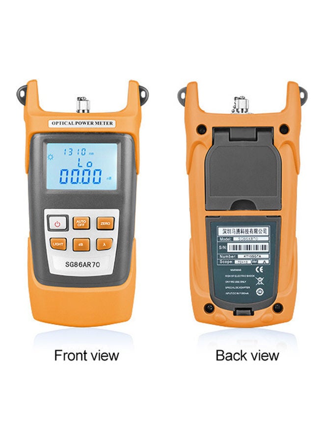Portable LCD Optical Power Meter Orange/Grey  - Image 5