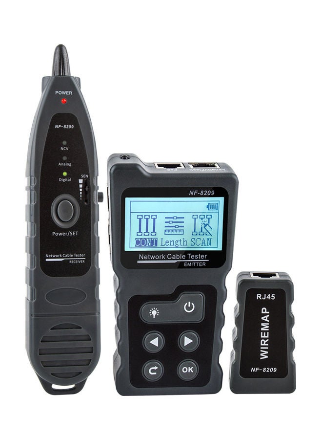 جهاز اختبار كابل LCD متعدد الوظائف رمادي - Image 1