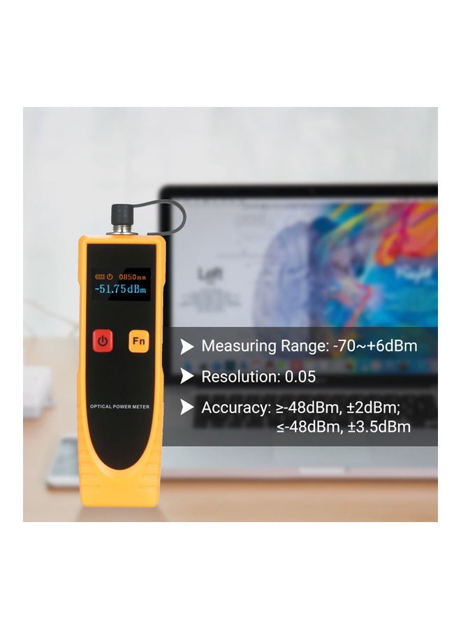 Portable Optical Power Meter Yellow/Black  - Image 2