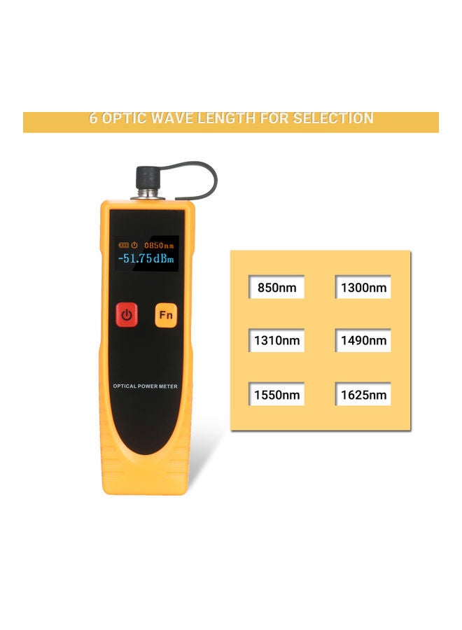 Portable Optical Power Meter Yellow/Black  - Image 5